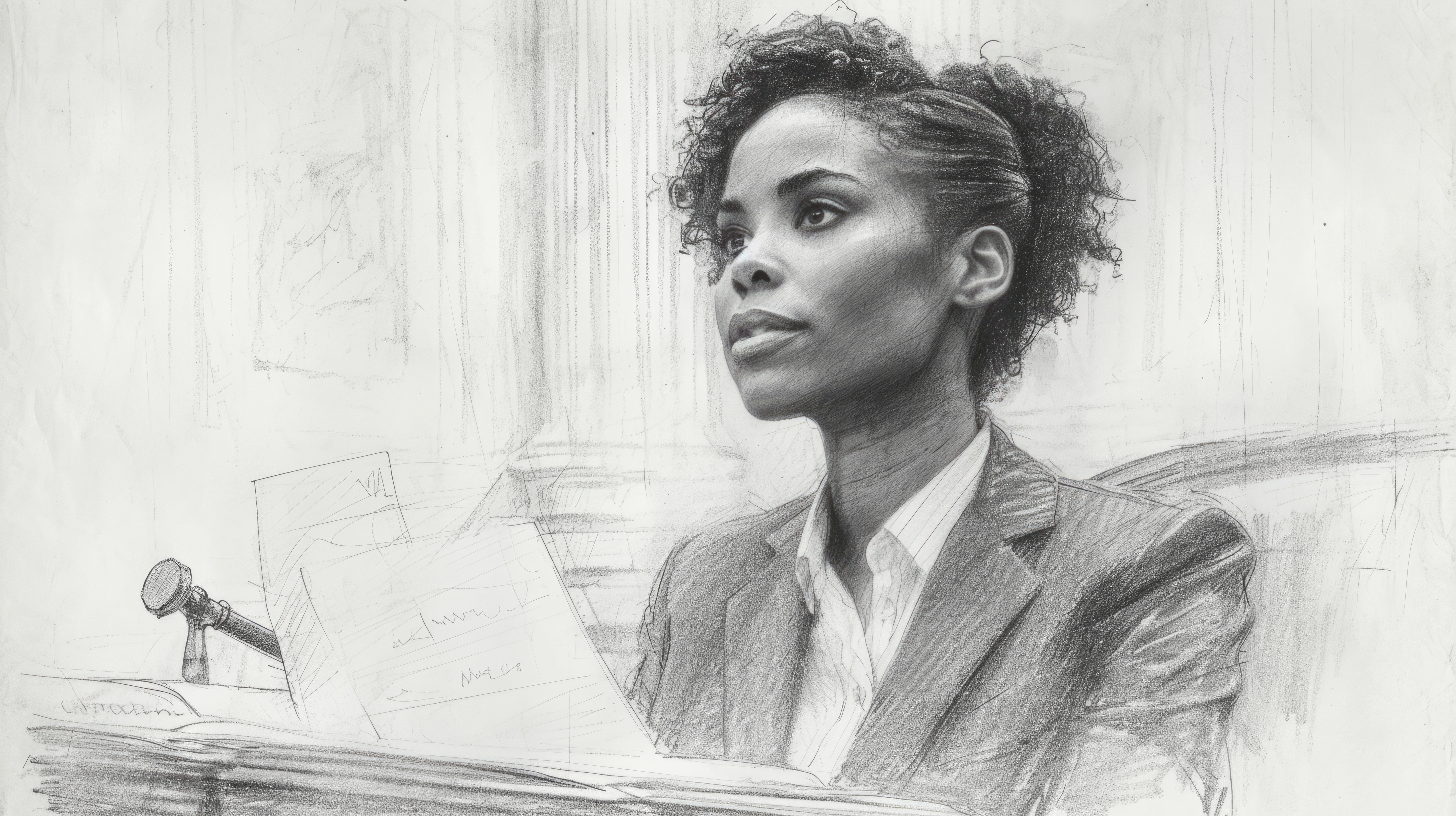 Handcrafted Pencil Portrait Drawing