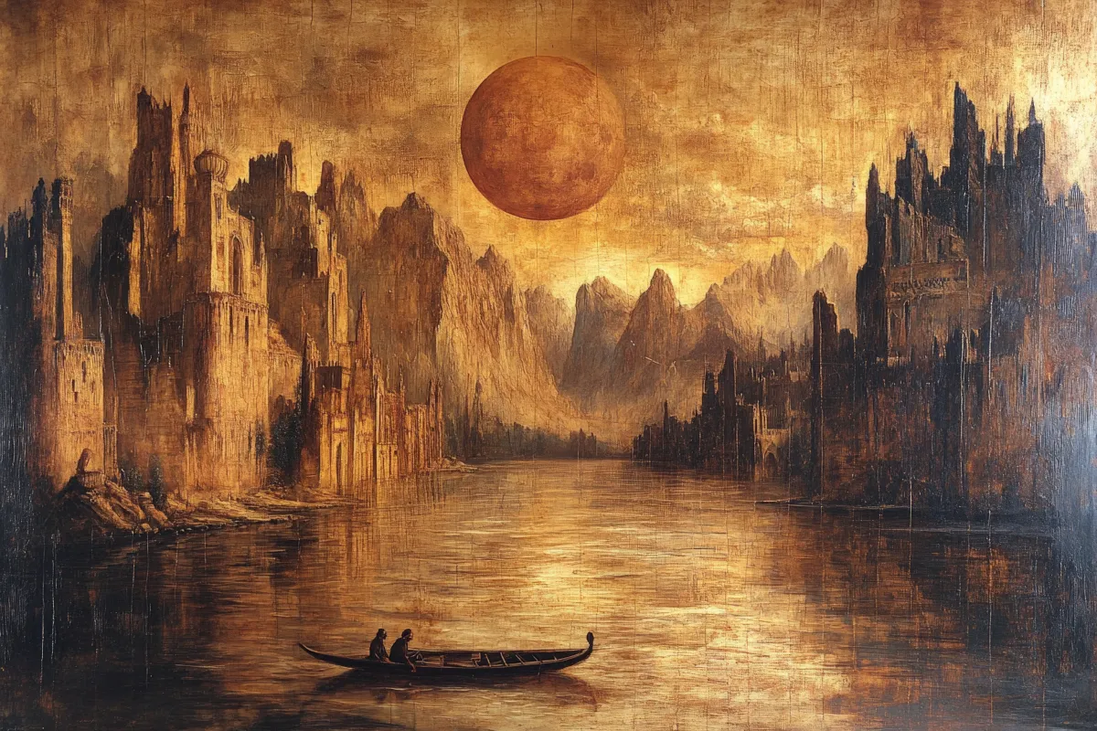 Golden Abstract Texture Wall Painting